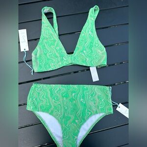 Brasilia High Waist Bikini Bottom n top